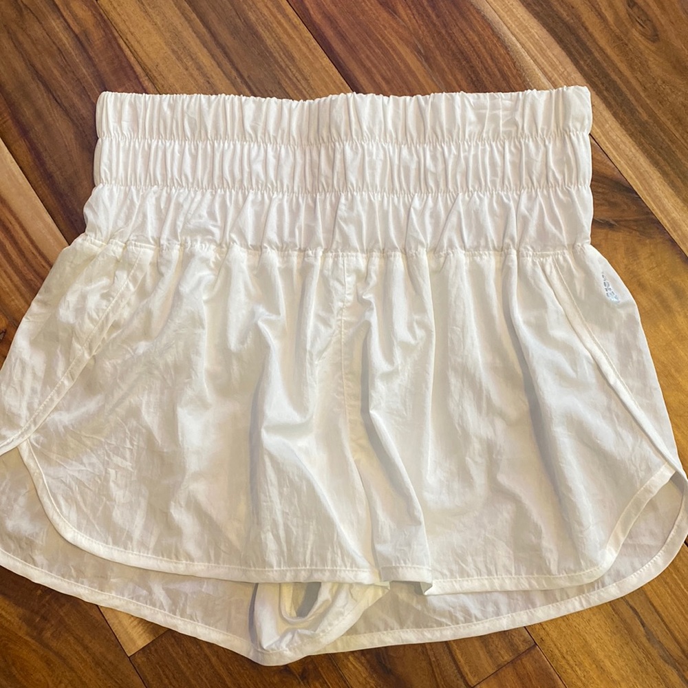 White free people shorts